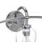 Hello Honey® Robert Stevenson Lighting Adrian Metal & Clear Glass 3-Light Vanity